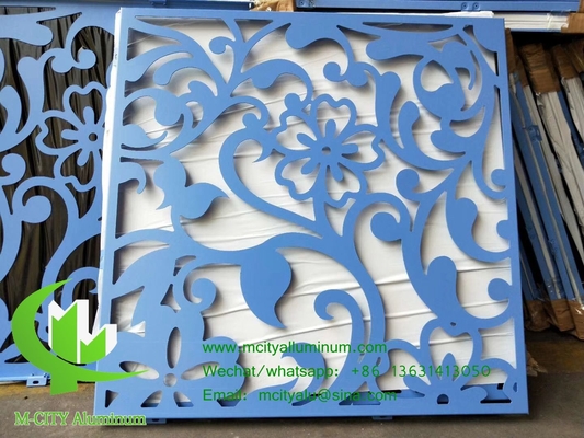 Fabricación de revestimientos de aluminio para fachadas de paneles de pared