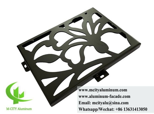 Panel de aluminio CNC Cortado por láser pantalla de metal para cercas, pantalla de privacidad