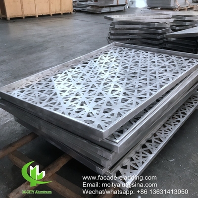 Revestimiento perforado de aluminio arquitectónico con patrones de arte