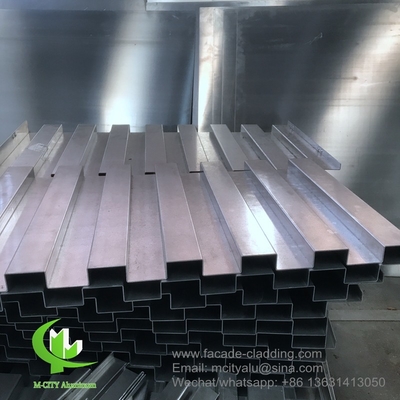 Panel de corte por láser de aluminio metálico con agujeros redondos con patrones de perforación utilizados para fachadas de edificios