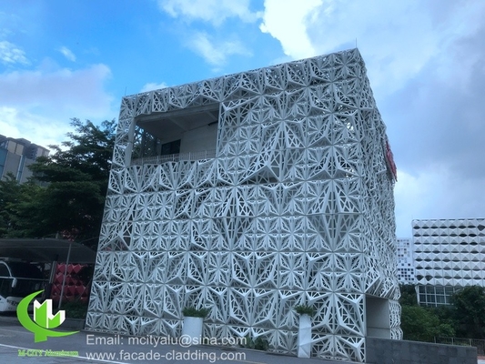 Revestimiento perforado de aluminio arquitectónico con patrones de arte