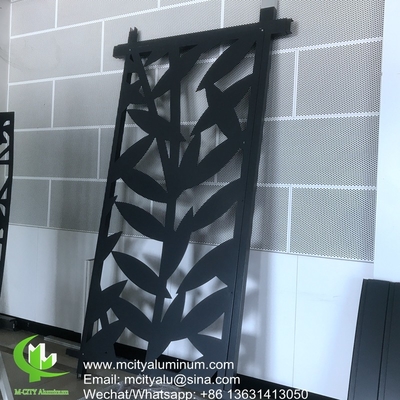 PVDF Modelos perforados de aluminio metálico utilizados para la decoración de fachadas de edificios