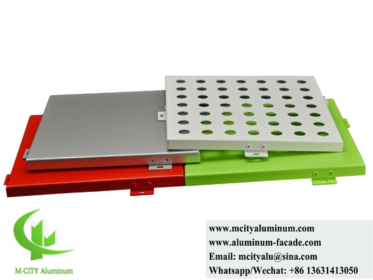 Escrín de metal perforado CNC para decoración de revestimientos de paredes