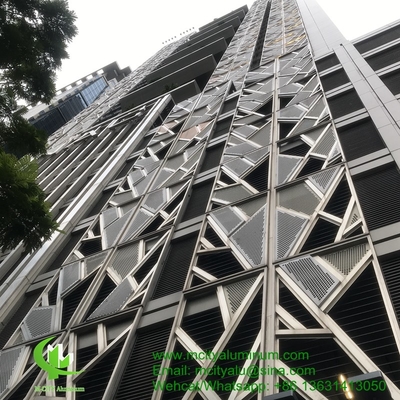 China PVDF Panel estándar perforado de aluminio metálico utilizado para el exterior del edificio