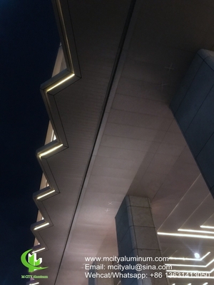 PVDF Panel sólido de aluminio metálico utilizado para la decoración de fachadas de edificios
