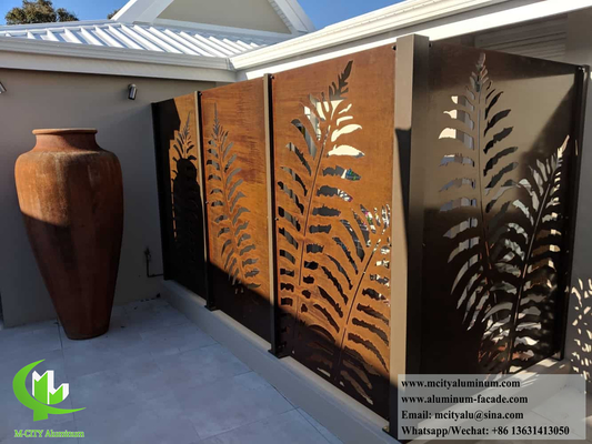 Colores y acabados personalizables para paneles de aluminio para decoración de edificios