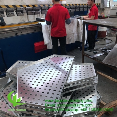 guangdong Revestimiento de aluminio metálico revestido en polvo para revestimiento exterior de fachadas