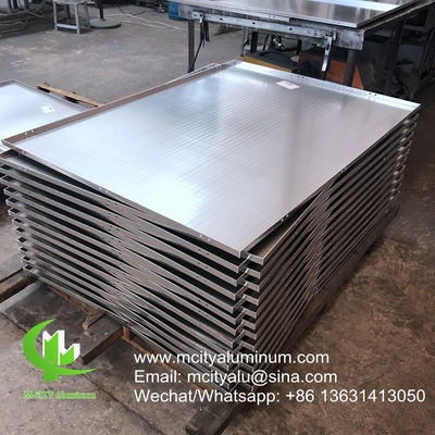 guangdong Revestimiento de paneles sólidos de aluminio metálico revestido en polvo para revestimiento exterior de fachadas