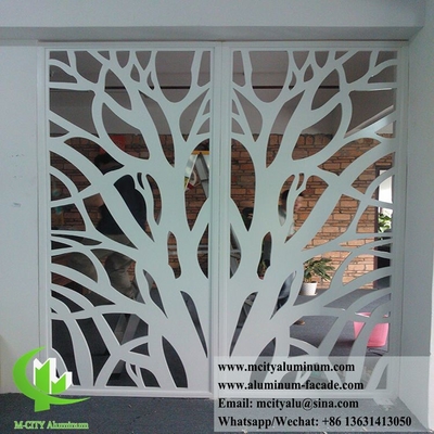 Colores y acabados personalizables para paneles de aluminio para decoración de edificios