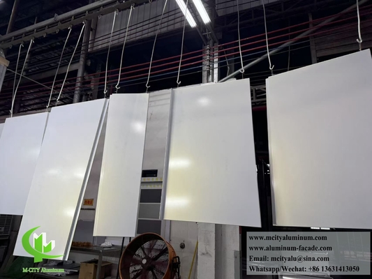 Revestimiento de paredes exteriores Paneles de pared de aluminio PVDF Color camaleón