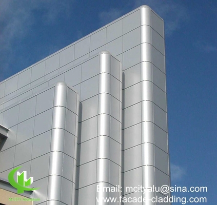 Revestimiento de paredes de metal Panel de aluminio sólido Pantalla de metal para decoración de fachadas de edificios