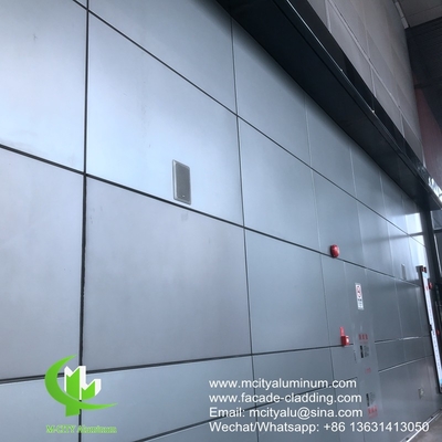 AUDI TERMINAL fachada revestimiento de pared perforado panel de aluminio metálico