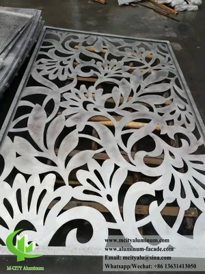 Cortar con láser fachadas metálicas paneles de aluminio con patrón