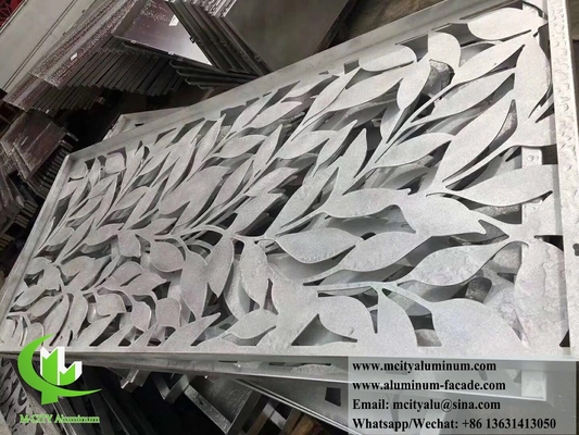 Cortar con láser paneles de revestimiento de metal pantalla de aluminio