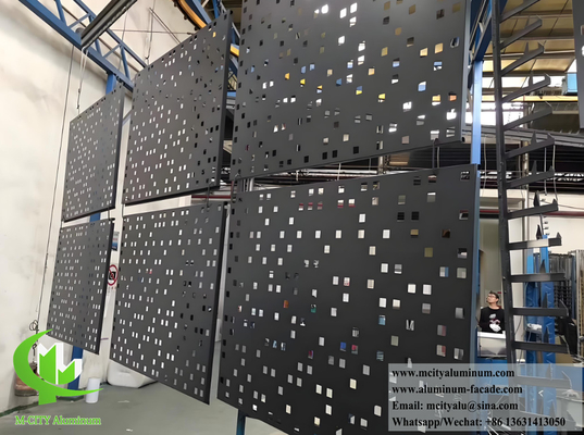 Fácil instalación de revestimiento de aluminio con paneles grabados CNC para el diseño de edificios modernos
