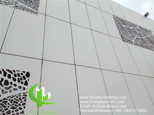 3003 Panel de aluminio metálico de 3 mm de aluminio fluorocarbonado de panel sólido de pared cortina para revestimiento de fachada