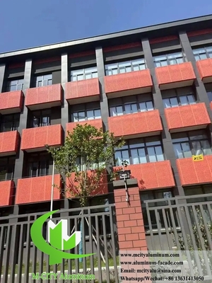 Panel de revestimiento de aluminio pantalla metálica para decoración exterior