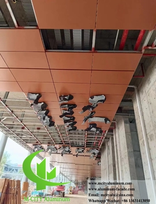Panel de revestimiento de aluminio pantalla metálica para decoración exterior