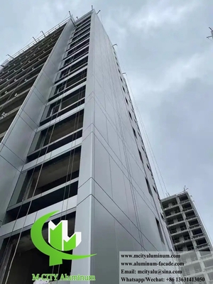 Panel de aluminio arquitectónico 3mm 3003 Sistema de fachadas