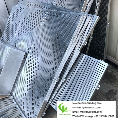 Diseño de árboles Paneles de aluminio para fachada de hotel fabricante de chapas de metal personalizadas