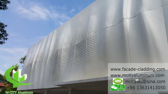 Hoja de revestimiento de aluminio para fachadas arquitectónicas