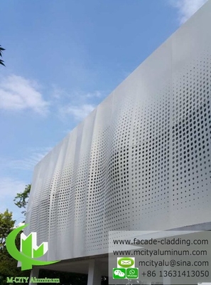 Hoja de revestimiento de aluminio para fachadas arquitectónicas