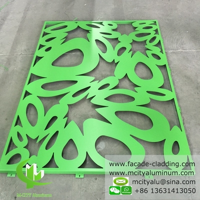 Fasa de revestimiento de aluminio de fachada arquitectónica 1200x2400mm espesor 3mm