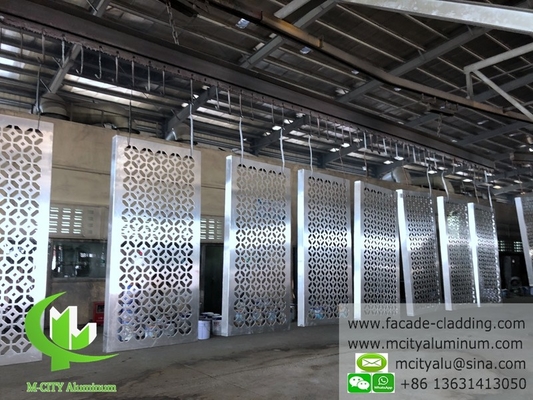 Techo exterior de aluminio para revestimiento de paredes PVDF pintura PPG recubrimiento