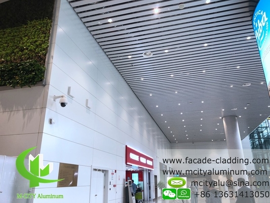 hecha a medida Panel de aluminio perforado para el techo de aluminio para decoración de techo