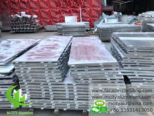 Panel de metal sólido de chapa de aluminio arquitectónico para revestimiento de paredes