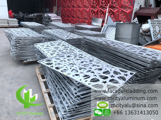 Paneles sólidos de lámina de aluminio perforada, paneles metálicos decorativos para arquitectura