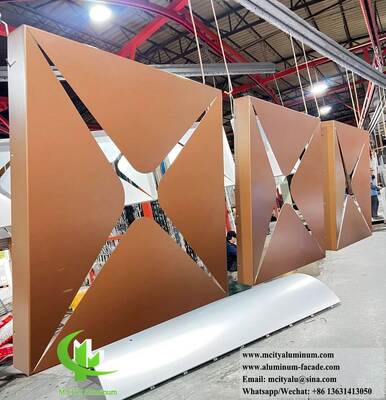 Paneles de techo de aluminio cortados con láser a medida elevan interiores comerciales y de lujo