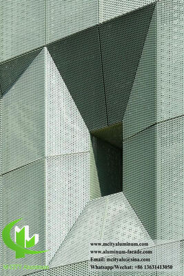 Sistemas de fachada de aluminio PVDF para paneles personalizados de contratistas