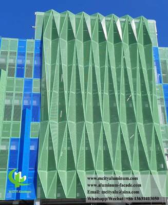 Innovadora fachada y revestimiento de aluminio perforado para una arquitectura distintiva