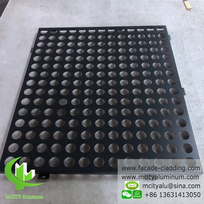 Panel sólido de aluminio para fachada de color gris recubierto en polvo de 3 mm de espesor