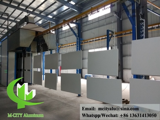 Panel de aluminio sólido de fachada arquitectónica PVDF