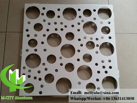 Diseño de árboles Paneles de aluminio para fachada de hotel fabricante de chapas de metal personalizadas
