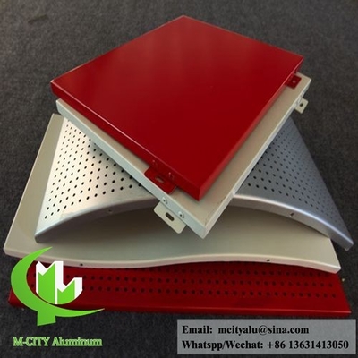 Revestimiento en polvo de revestimiento de aluminio sólido para revestimiento de paredes de edificios