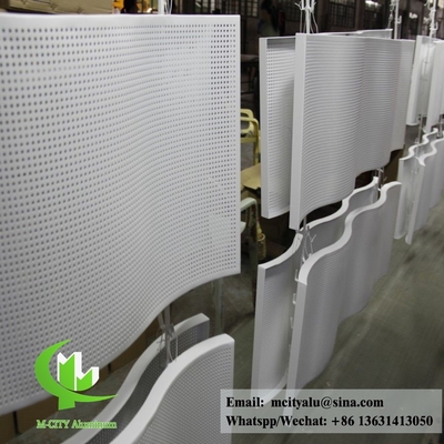 Revestimiento en polvo de paneles de aluminio sólido para revestimiento de paredes de edificios