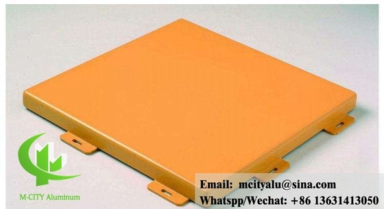 Revestimiento en polvo de paneles de aluminio sólido para revestimiento de paredes de edificios