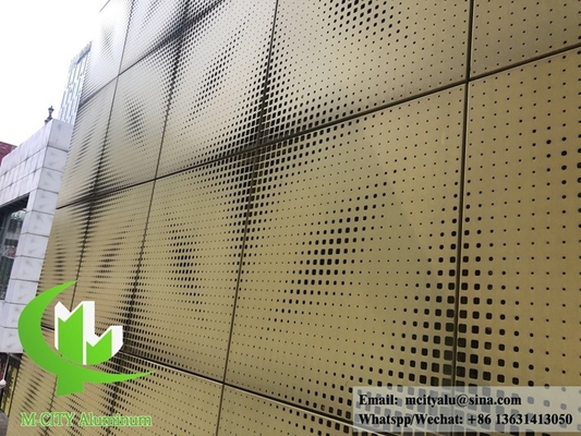 Revestimiento exterior de aluminio Panel de aluminio sólido recubierto en polvo