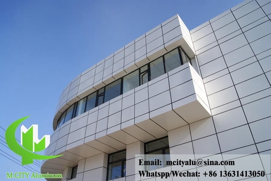 Revestimiento de aluminio sólido arquitectónico para paredes para fachadas de edificios