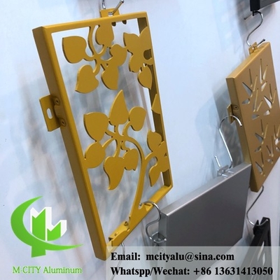 Pintura pvdf ppg para revestimiento y fachada de chapa de aluminio cortada por láser