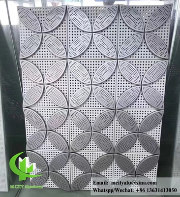 Panel de metal sólido de chapa de aluminio arquitectónico para revestimiento de paredes