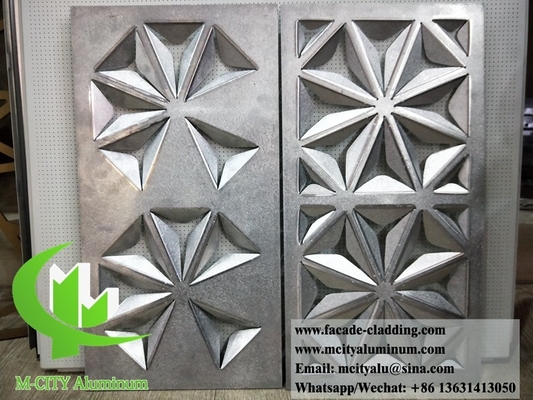 Panel de aluminio metálico para fachada de pared cortina PPG de acabado duradero