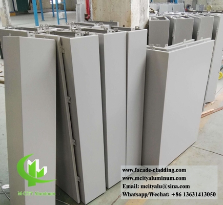 fachada metálica Panel de revestimiento de aluminio de 3 mm de espesor para la decoración de fachadas de paredes cortinas