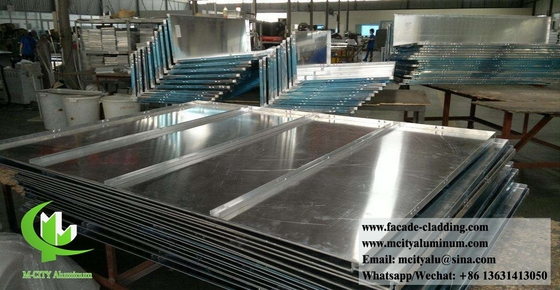 fachada metálica Panel de revestimiento de aluminio de 3 mm de espesor para la decoración de fachadas de paredes cortinas