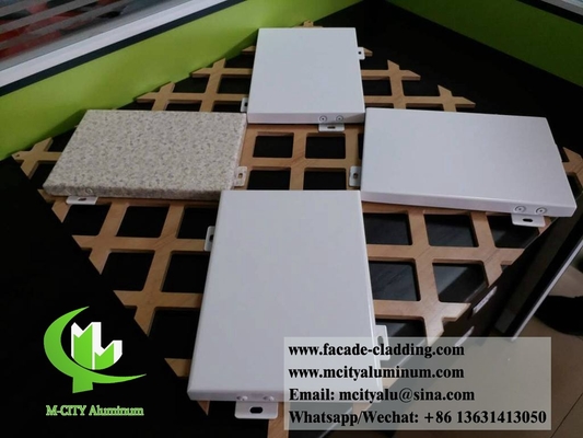 Panel de aluminio metálico para revestimiento de fachada acabado duradero en polvo akzo nobel