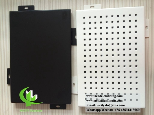 Panel de revestimiento de aluminio curvado formado para revestimiento de techos