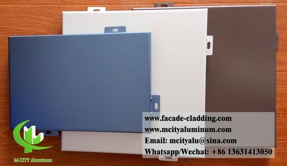 Panel de revestimiento de aluminio curvado formado para revestimiento de techos